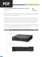 vm51616H - Video - Matrix - Switch - Ds - en