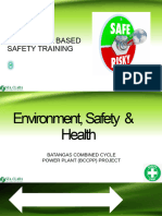 BESS Project Behavioral Based Safety Training