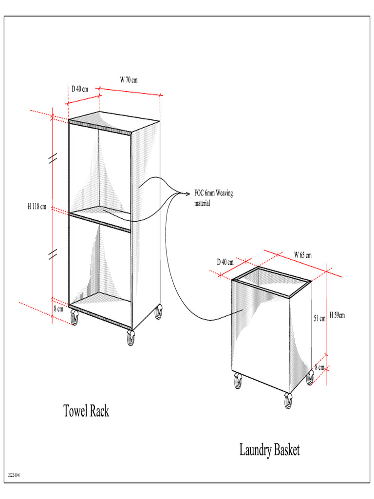 Towel Rack & Laundry Basket PDF