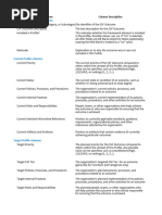 CSF 2.0 Organizational Profile Template Draft