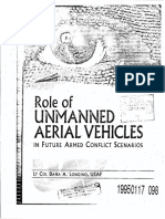 Role of Unmanned Aerial Vehicles in FutweArmed Conflict Scenarios