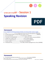 Session 1 - Midterm Speaking Revision
