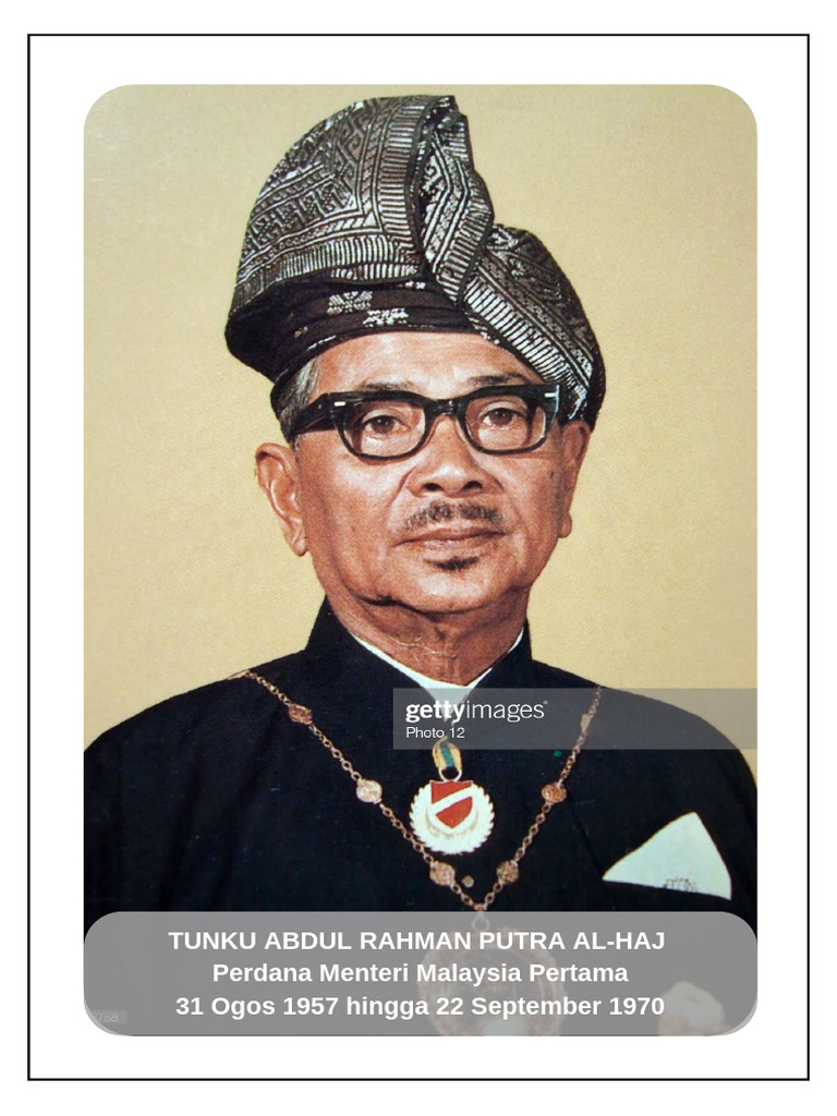 Koleksi Gambar Perdana Menteri Malaysia-Bulan Kemerdekaan | PDF