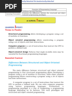 INTEGRATIVE PROGRAMMING - W15 Overview of Programming Language