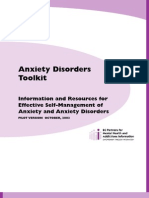 Psychology, Help) Anxiety Disorders Toolkit