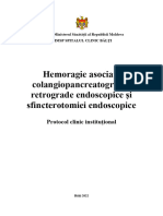 Protocol Clinic Institutional Hemoragie-Asociată-Colangiopancreatografiei