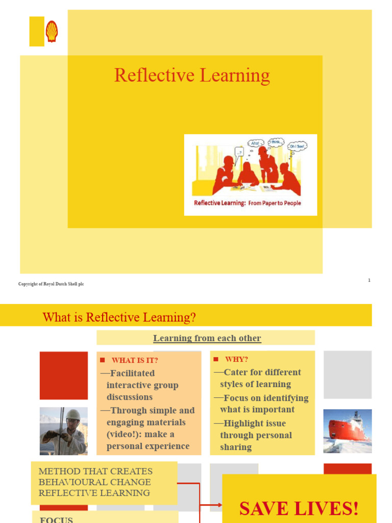 Reflective Learning Session For Facilitators Pdf Learning Cognition