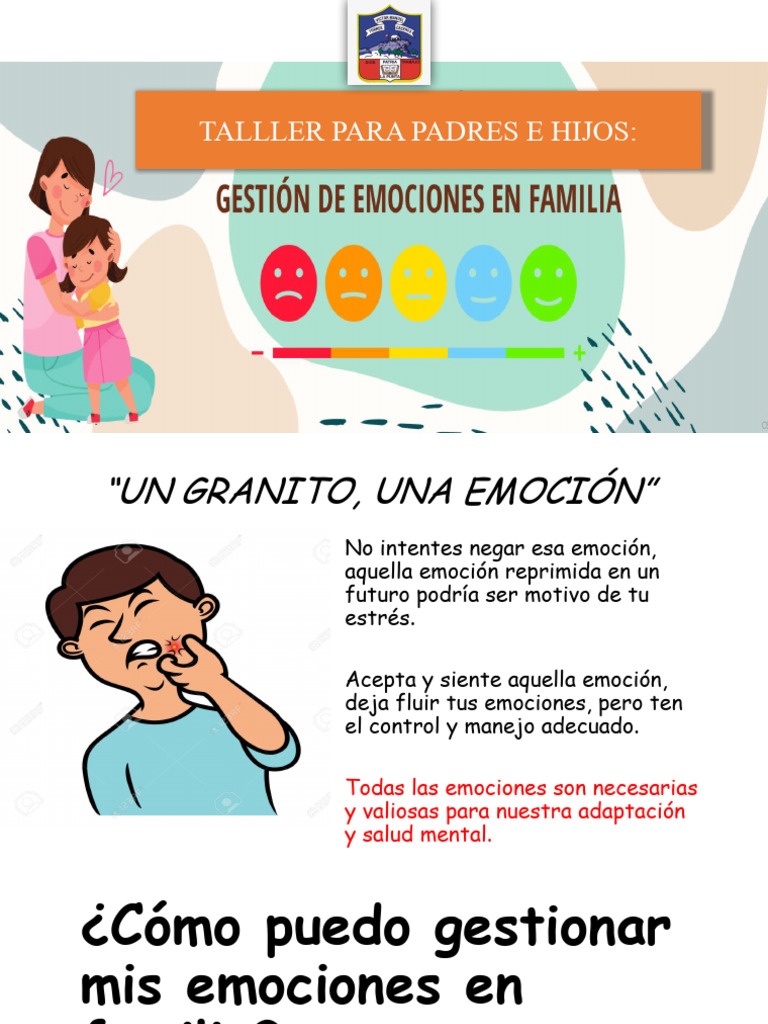 Taller de Gestión Emocional Familiar | PDF | Las emociones | Ciencia ...