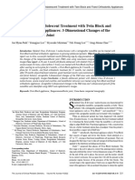 Class II Division 1 Adolescent Treatment With Twin Block and Fixed Orthodontic Appliance