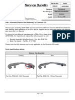 Motorcycle Service Bulletin 2024-01 Alternate Silencer Pipe Assembly For Dominar 250