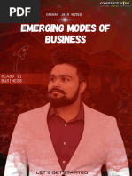 Emerging Modes of Business