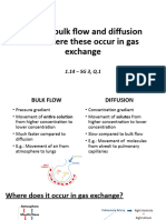Bulk Flow & Diffusion