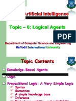 Topic - 6 (Logical Agents)