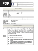 Course Otline - IT 5090 Research Methodology-V2