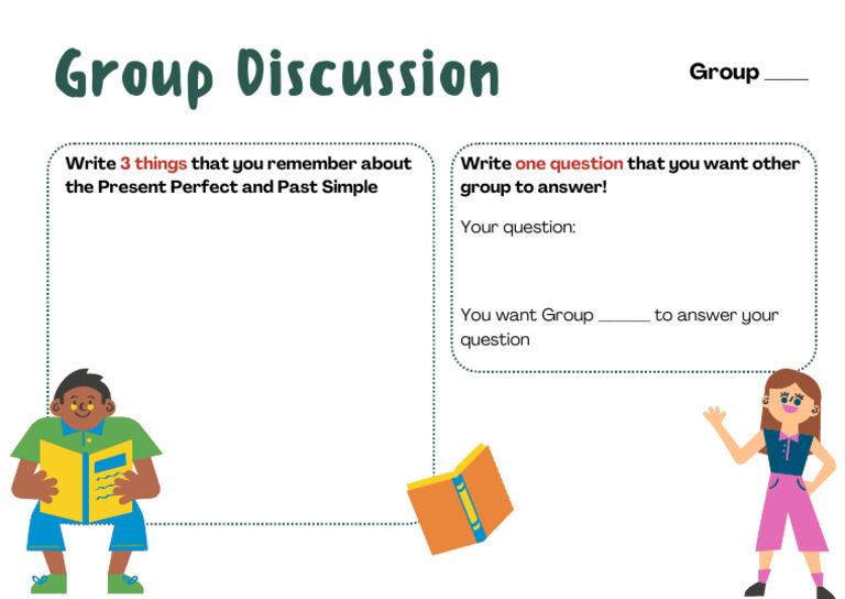 Present Perfect Group Activity | PDF | Career & Growth | Self-Improvement