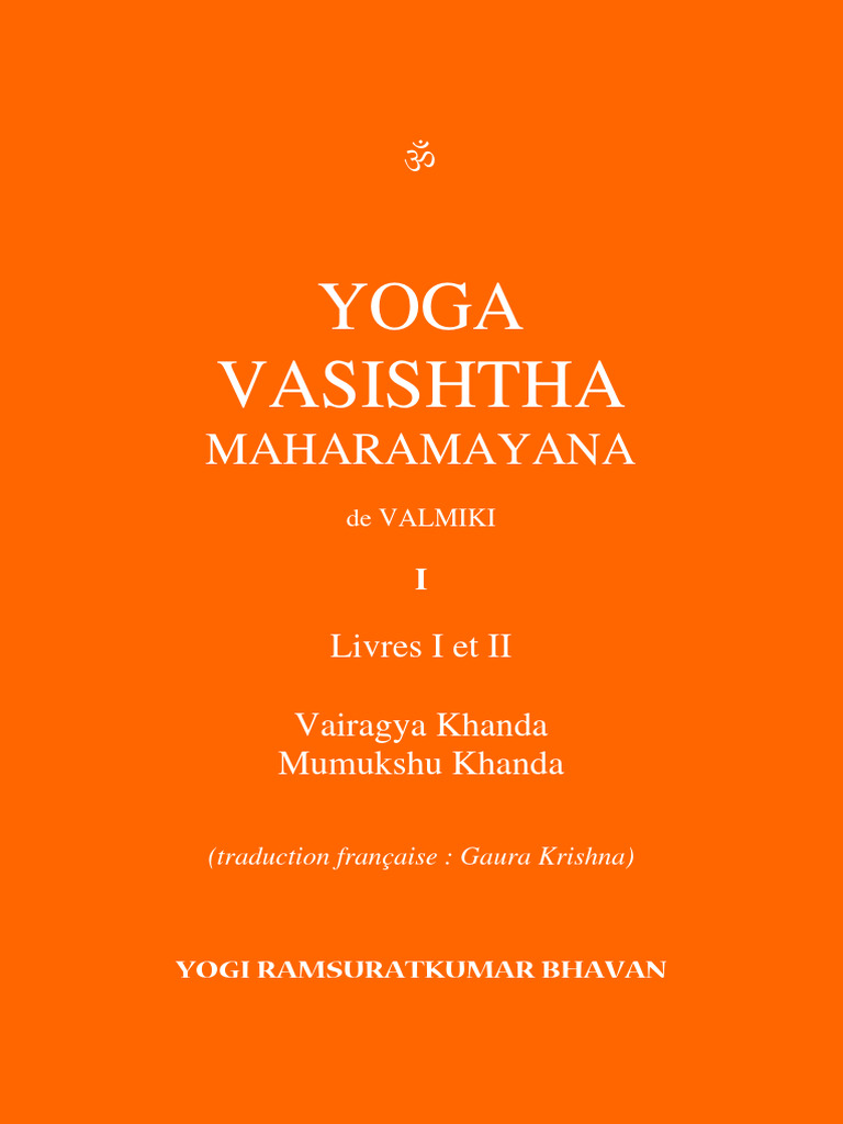Yoga Vasishtha 1 | PDF