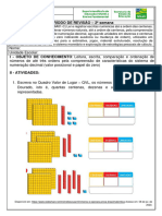 Aula 2 Matemática 2º Ano Revisão Atividades para Imprimir