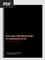 CS101 FINAL Preparation Module 82 To 234 Mega File