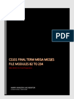 CS101 FINAL Preparation Module 82 To 234 Mega File