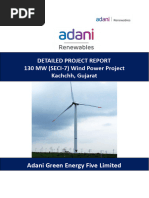 Detailed Project Report 130 MW (SECI-7) Wind Power Project Kachchh, Gujarat