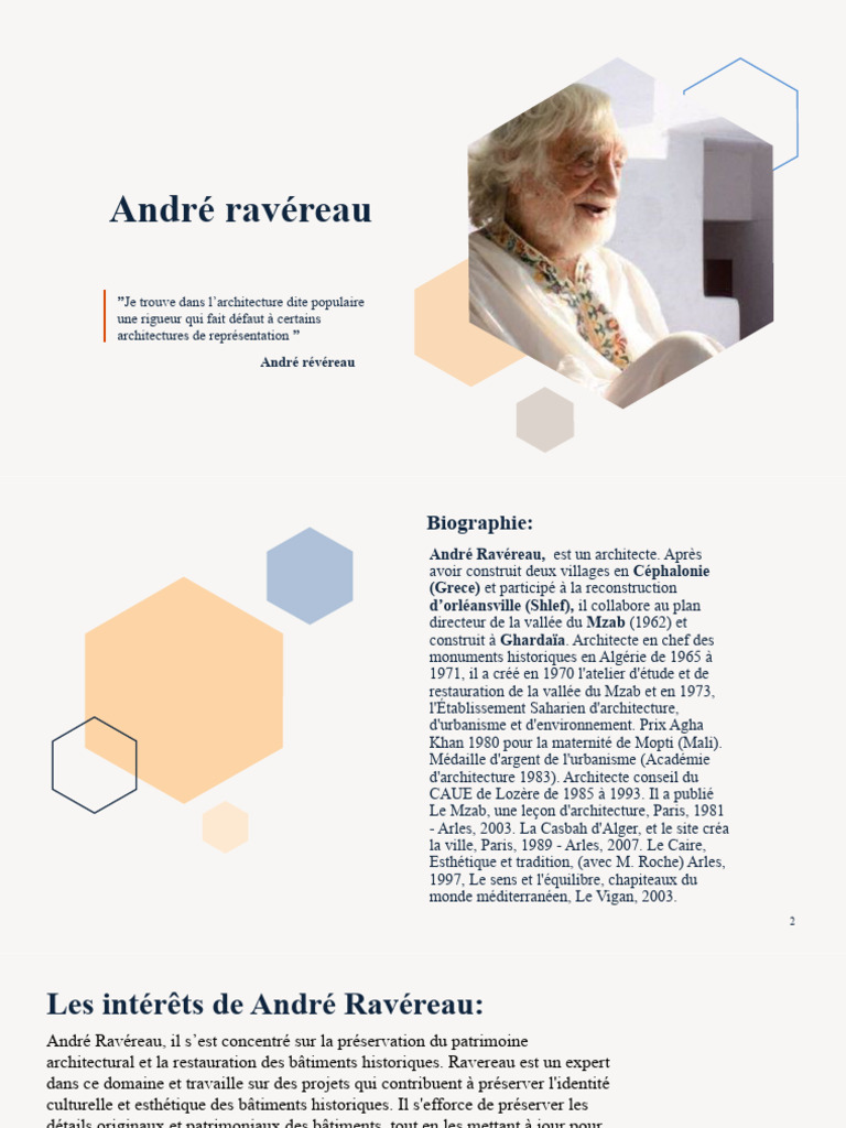 André Ravéreau : Préservation et Innovation | PDF | Art | Sciences sociales