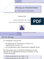 Biometrische Planung Und Poweranalyse