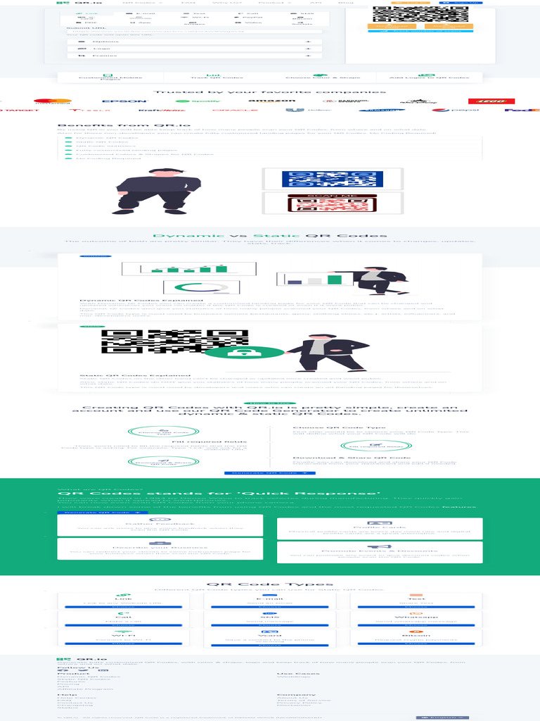 Generate customized qr codes qr io pdf qr code world wide web
