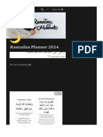 ? Ramadan Planner 2024