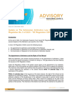 M&T Advisory - Update On The Indonesian Arbitration Law
