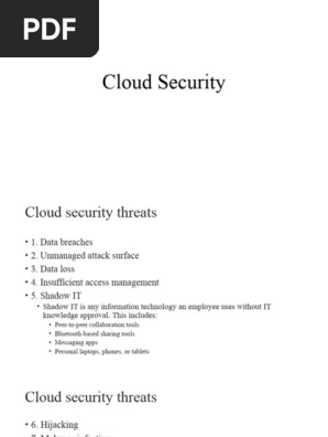 Cloud Security