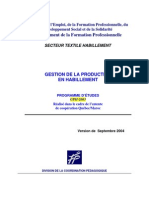 Programme GPH Septembre 2004