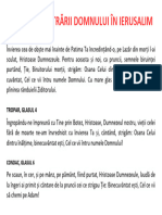 Praznicul Intrarii Domnului in Ierusalim - Tropar + Condac