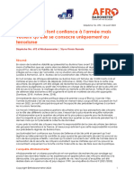 Les Burkinabe Font Confiance A Larmee Mais Ne Veulent Pas Delle en Politique Afrobarometer 22aug23