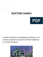 Reattori Chimici Introduzione