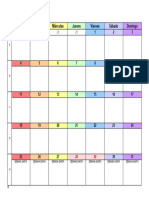 Calendario Marzo 2024 Espana Horizontal