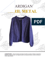 Cardigan Abril Metal + Codigo QR