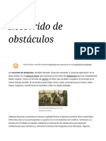 Recorrido de Obstáculos - Wikipedia, La Enciclopedia Libre