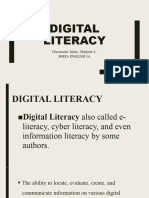 Digital Literacy. MARJ