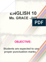 Punctuation PPT Grade 10