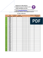 Rekap Nilai Keseluruhan Pos Hiking