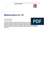 Mathematics K-10: NSW Education Standards Authority