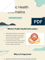 Public Health Informatics