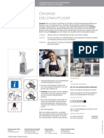 Edelstahlpflege Ecolab Chromol 500 ML Spruehflasche, p-819029390, Dl-Produktblatt