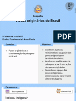 Aula 7 - Povos Originários No Brasil