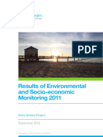Results of Environmental and Socio Economic Monitoring 2011 20120920