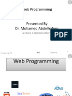 Lecture 0 - Web - Programming