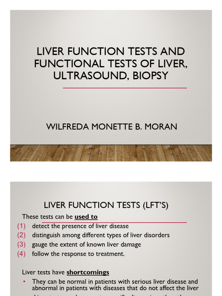 Comprehensive Liver Function Tests Guide | PDF | Cirrhosis | Alanine ...