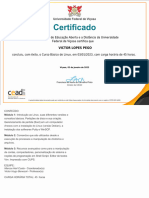 Certificados - Victor Lopes Pego