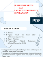 Berpikir Kritis Dan Pengambian Keputusan Dalam Keperawatan