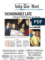 The Daily Tar Heel for November 1, 2011
